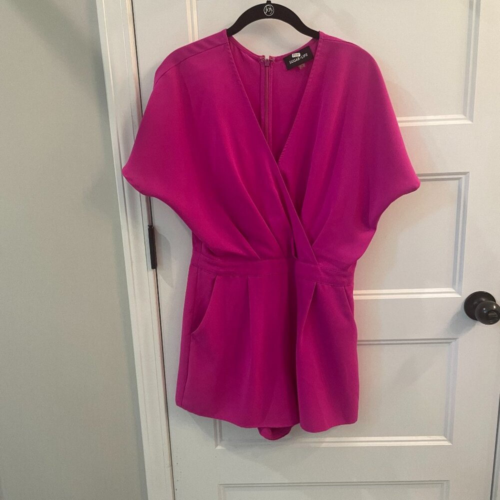 Hot Pink Romper